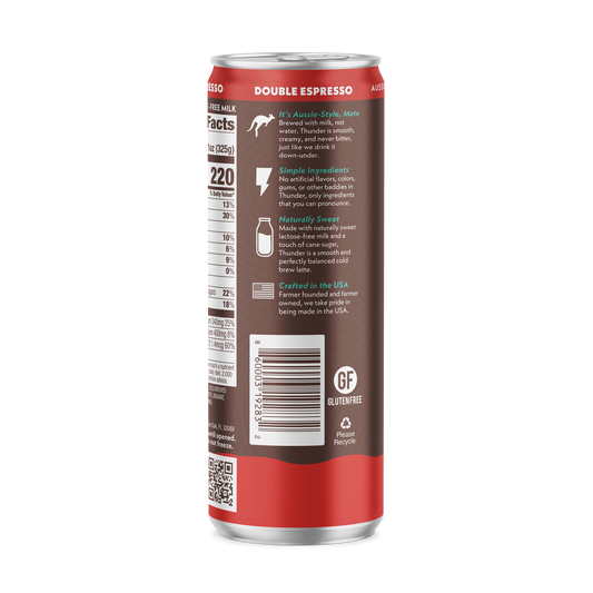 Thunder CoffeeMilk Double Espresso Latte 12-Pack