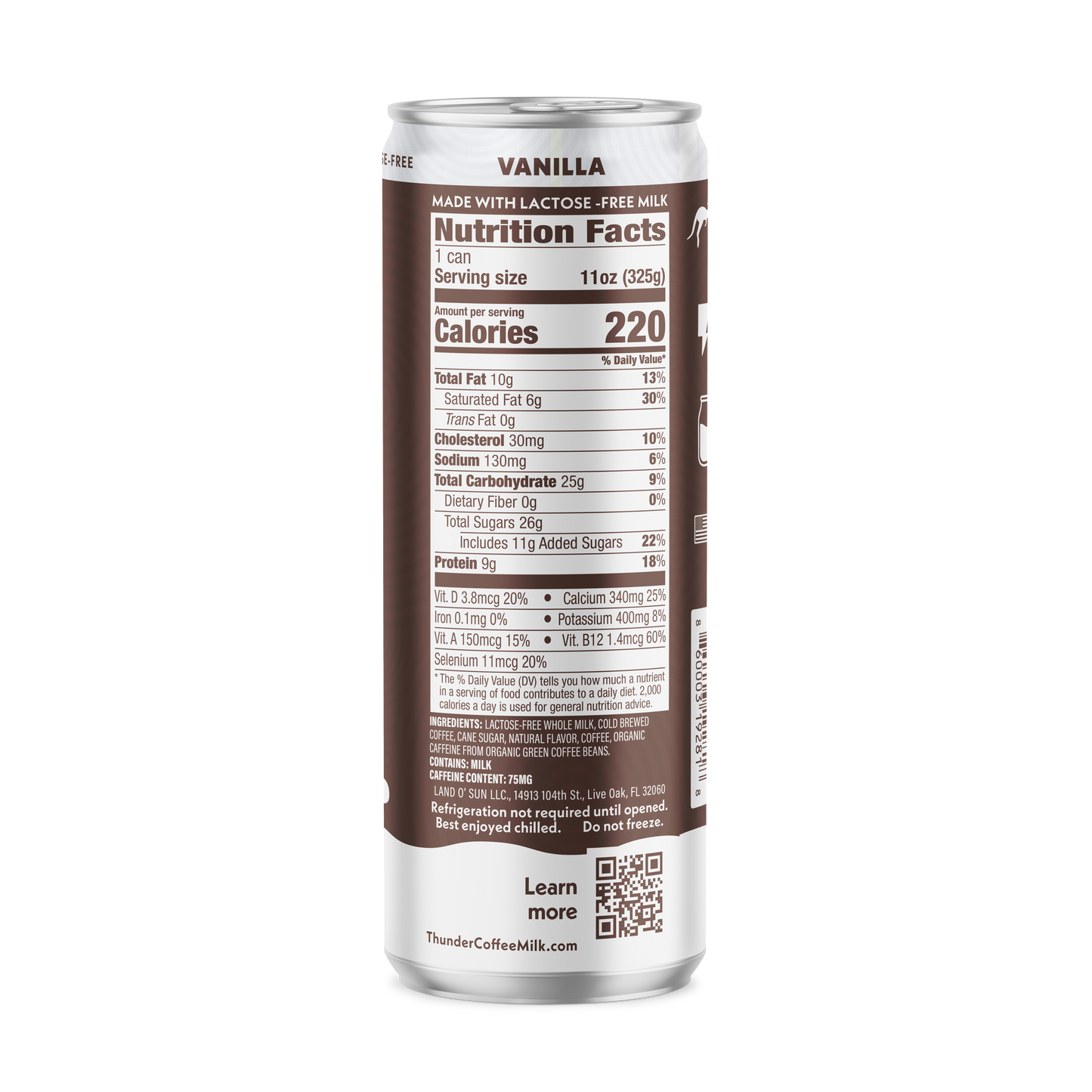 Thunder CoffeeMilk Vanilla Latte 12-Pack