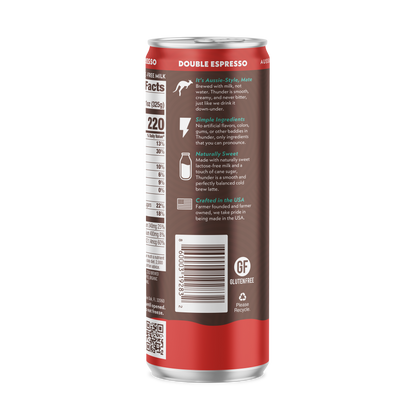 Thunder CoffeeMilk Double Espresso Latte 12-Pack