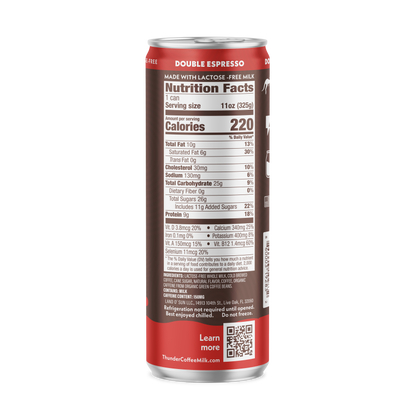 Thunder CoffeeMilk Double Espresso Latte 12-Pack
