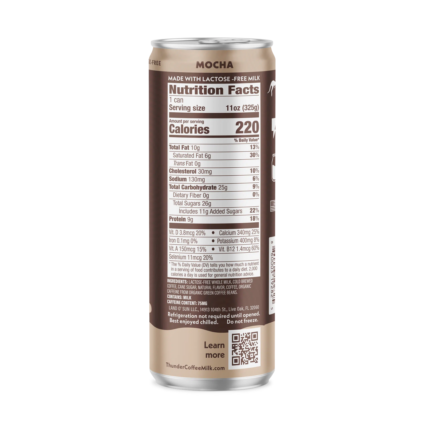 Thunder CoffeeMilk Mocha Latte 12-Pack